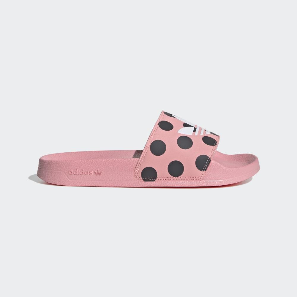 Papuci Adidas Adilette Lite Dama Romania - Roz/Albi/Gri Inchis FU9149